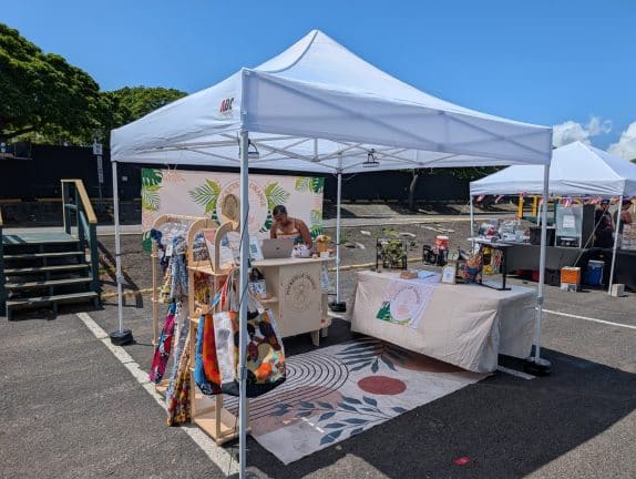Pockets of Orange market set up at Juneteenth 2026