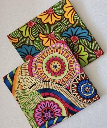 Bright, colorful and happy African print fabrics